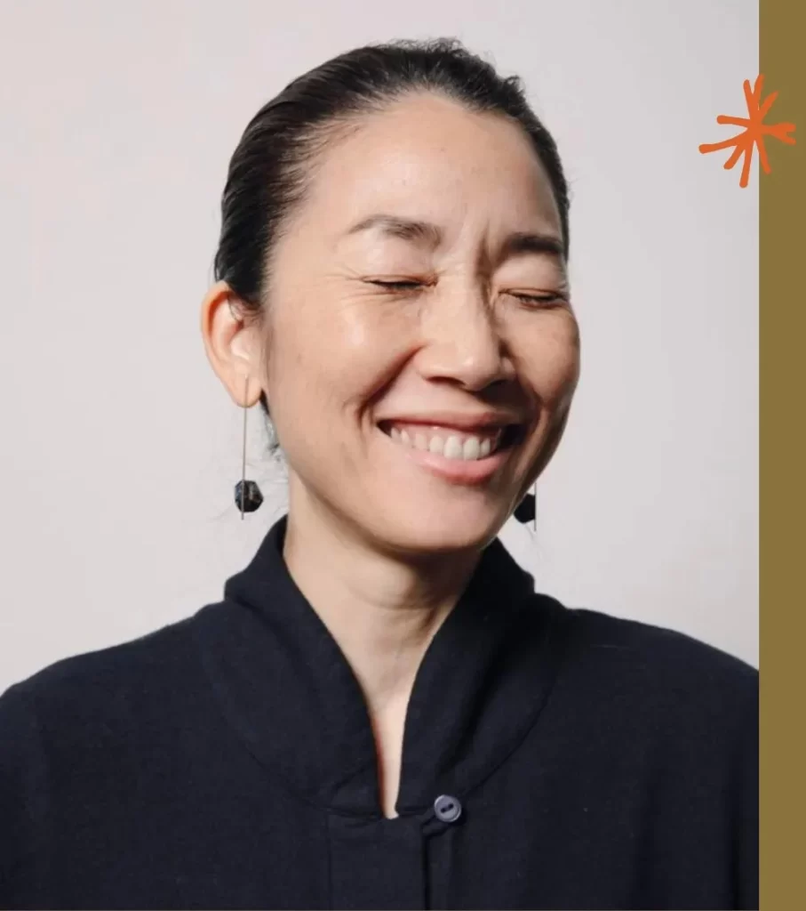 Candid portrait of a smiling woman