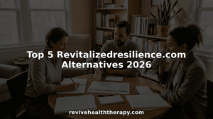 Therapists meeting in sunny community office