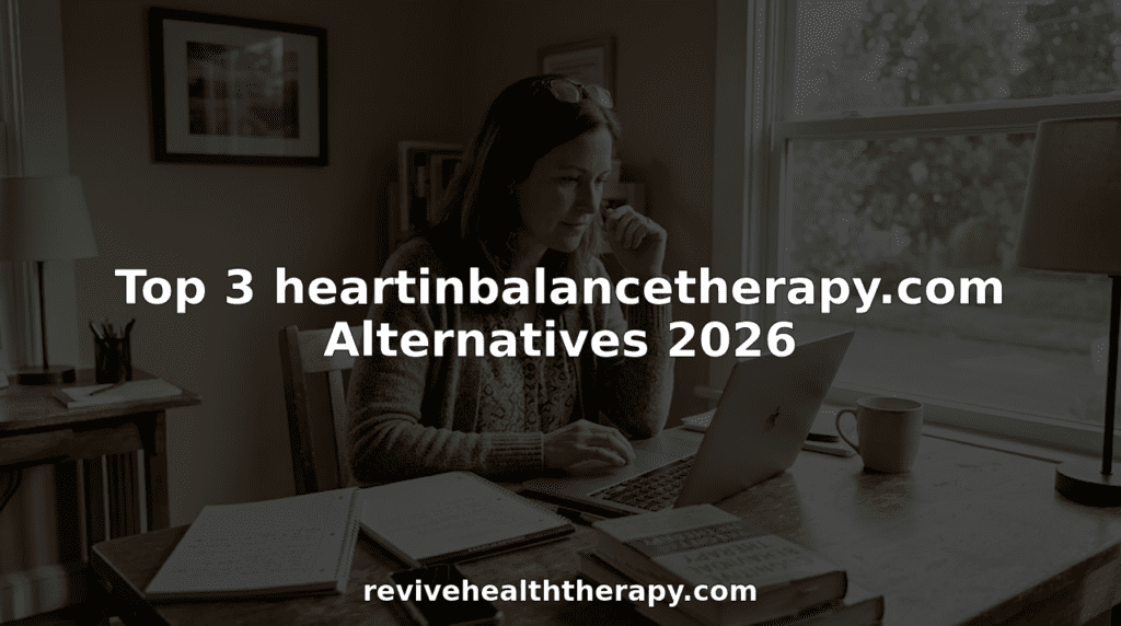 Therapist reviewing client intake form at desk