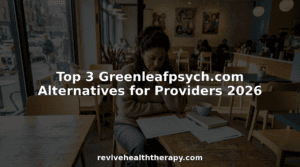 Woman reviewing mental health provider alternatives